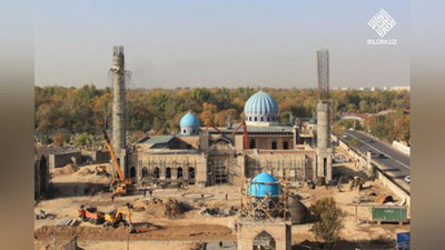 Изрображение 'НА ЧИЛАНЗАРЕ ИДЕТ СТРОИТЕЛЬСТВО КОМПЛЕКСА ШЕЙХА МУХАММАДА САДЫКА'