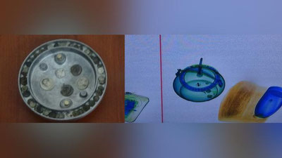 Изрображение 'Древние монеты, изъятые в Сурхандарье у иностранца, отправили в Термезский музей'