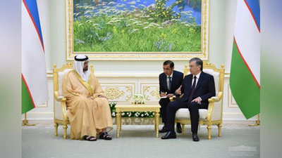 Изрображение 'ПРЕЗИДЕНТ УЗБЕКИСТАНА ПРИНЯЛ МИНИСТРА ПО ДЕЛАМ ПРАВИТЕЛЬСТВА ОАЭ'