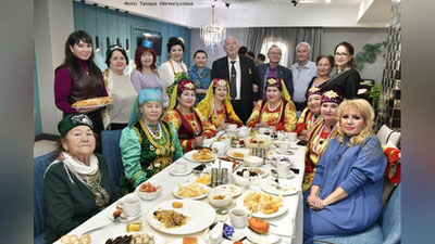 Изрображение 'Чаепитие по-татарски: праздник в Татарском культурном центре в Ташкенте (фото)'