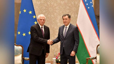 Изрображение 'Глава МИД Узбекистана провел встречу с главой европейской дипломатии Жозепом Боррелем'