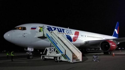 Изрображение 'Командир самолета отказался от полета из Карши в Петербург из-за перегруза'