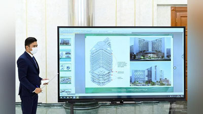 Изрображение 'Какими будут новый Республиканский центр онкологии и библиотека в Национальном парке?'