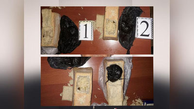 Изрображение 'Внутри хлеба  - марихуана: случай на посту ДПС в Бектемире'