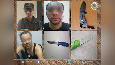 Изрображение 'Стражи порядка изъяли за сутки в Ташкенте 68 ножей'