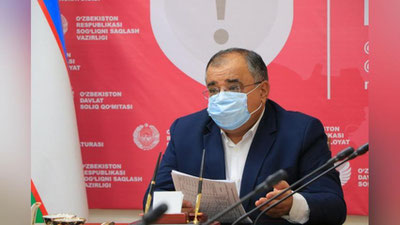 Изрображение 'Выздоровевший от коронавируса хоким Навоийской области приступил к работе'