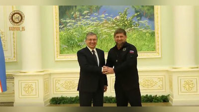 Изрображение 'РАМЗАН КАДЫРОВ НАПРАВИЛ ВИДЕО-ПОЗДРАВЛЕНИЕ ШАВКАТУ МИРЗИЁЕВУ'