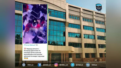 Изрображение 'В магазине автозапчастей на Чиланзаре несколько человек избили мужчину (видео, 18+)'