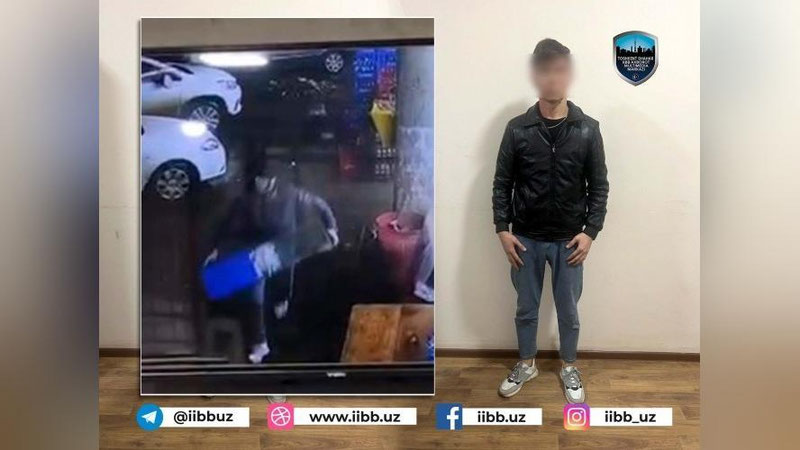Изрображение 'Правоохранители задержали злоумышленника, похитившего ящик с пожертвованиями в Ташкенте'
