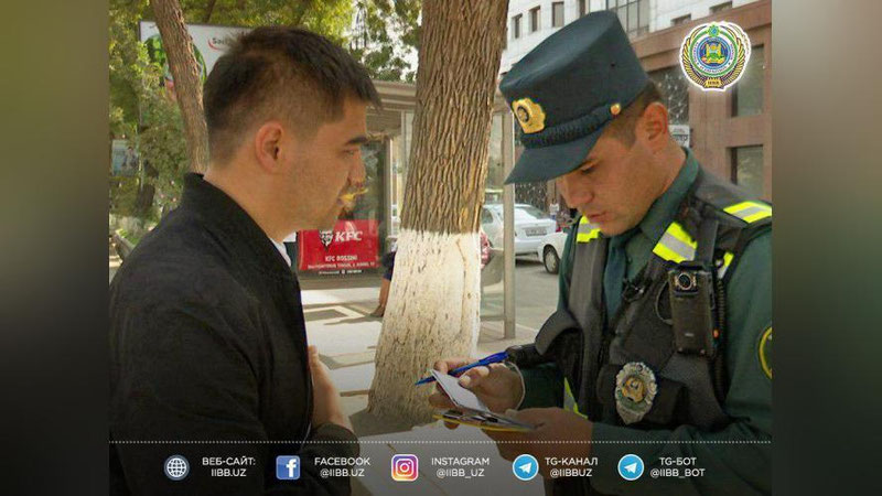 Изрображение 'Первые сотрудники ДПС и ППС Ташкента вышли на службу с бодикамерами'