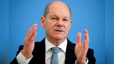 Изрображение 'У канцлера ФРГ Олафа Шольца диагностировали коронавирус'