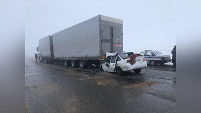 Изрображение 'В ГУБДД МВД рассказали подробности массового ДТП под Самаркандом (фото)'