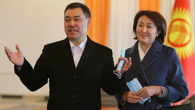 Изрображение 'Новый президент Кыргызстана отказался от банкета "ради народа"'