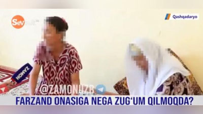 Изрображение '"Видео - монтаж": кашкадарьинка не стала оправдываться за избиение матери в инвалидной коляске'