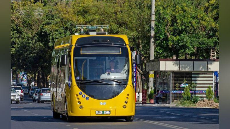 Изрображение 'Первый электробус выехал на дороги Ташкента (фото)'