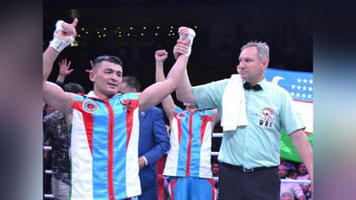 Изрображение 'АЗИЗБЕК АБДУГАФУРОВ ЗАЩИТИЛ ПОЯС WBC SILVER'