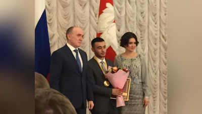 Изрображение 'УЗБЕКИСТАНЕЦ УДОСТОИЛСЯ РОССИЙСКОЙ МЕДАЛИ "СПЕШИТЕ ДЕЛАТЬ ДОБРО"'