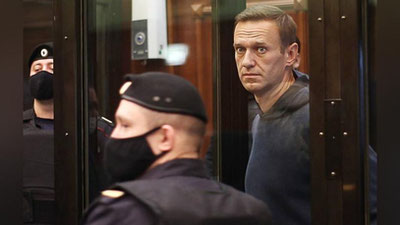 Изрображение 'Алексею Навальному заменили условный срок на реальный'