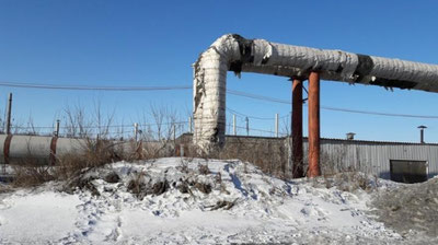 Изрображение 'В Яшнабаде жители трех домов и в детсаде остались в морозы без отопления из-за грузовика'