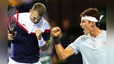 Изрображение 'СТАРТ ПЛЕЙ-ОФФ КУБКА ДЭВИСА: ИСТОМИН ПРОИГРАЛ, КАРИМОВ ВЫИГРАЛ'