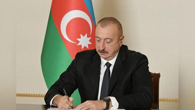 Изрображение 'Глава Азербайджана распорядился наградить троих деятелей культуры Узбекистана'