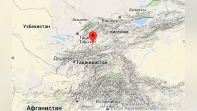 Изрображение 'Узбекистанцы ощутили отголоски землетрясения в Кыргызстане'