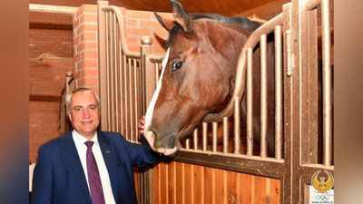 Изрображение 'Глава Международной федерации конного спорта прибыл в Узбекистан (фото)'