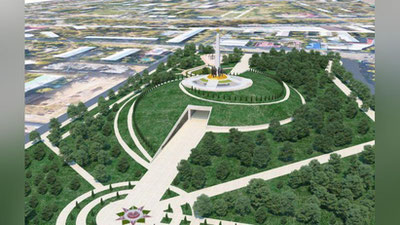 Изрображение 'Минобороны показало, как будет выглядеть Парк Победы в Ташкенте (фото)'