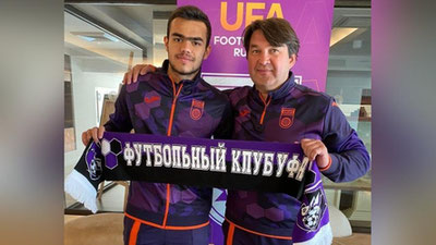 Изрображение '«Уфа» подписала контракт с полузащитником сборной Узбекистана Уруновым'