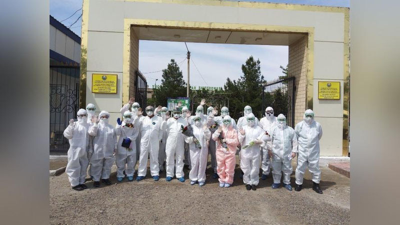 Изрображение 'Из ташкентских клиник выписалось рекордное количество пациентов (видео)'