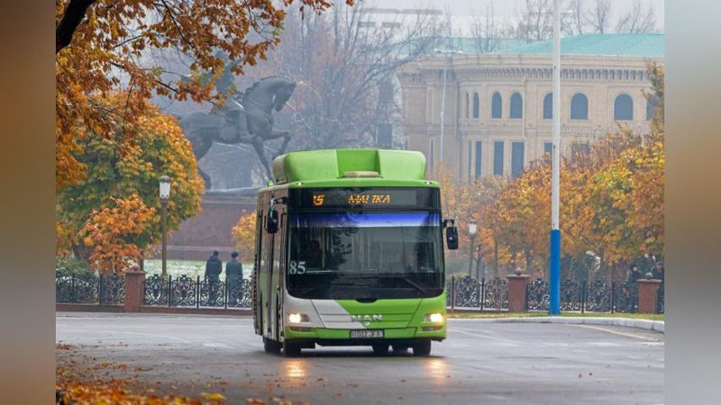 Изрображение 'Конечная станция общественного транспорта "ЦУМ Ташкент" возобновила работу'