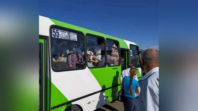 Изрображение '"Тошшахартрансхизмат" призвало соблюдать социальную дистанцию в автобусах'