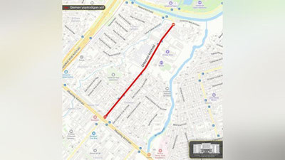 Изрображение 'Участок улицы Чиланзарской закрыли для движения на 20 дней'