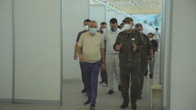 Изрображение 'В Ташкенте готовят резервные места для приема пациентов с COVID-19 (фото)'