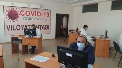 Изрображение 'Видео: Хоким Кашкадарьи лично принимает звонки граждан в Call-центре'