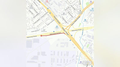 Изрображение 'В Ташкенте временно закрыт заезд с улицы Махтумкули'