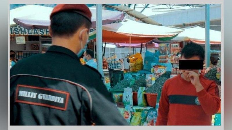 Изрображение 'За минувшие сутки 3,4 тыс граждан в Узбекистане оштрафованы за отсутствие маски'