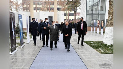 Изрображение 'Президент ознакомился с обновленной киностудией "Узбекфильм" (фото)'