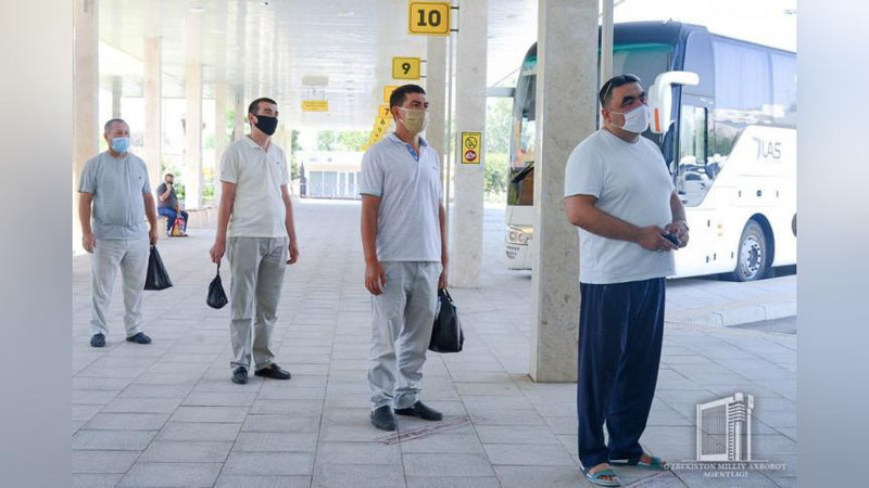 Изрображение 'Автовокзал "Ташкент" возобновил работу'