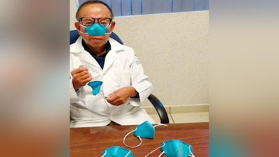 Изрображение 'В Мексике придумали маску от коронавируса для носа'