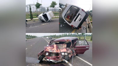 Изрображение 'Жесткое столкновение "Жигули" и "Дамаса" в Кибрае: пострадал 1 человек'