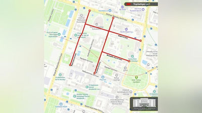 Изрображение 'В центре Ташкента будет ограничено движение автотранспортных средств'