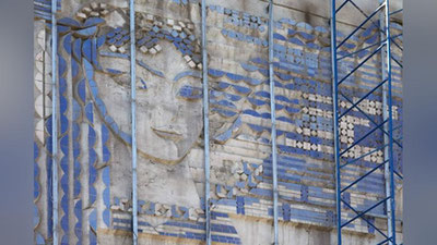 Изрображение 'Панно «Девочка с косичками» определит новый дизайн кинотеатра Premier Hall'