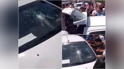 Изрображение 'В Хатырчи разъяренная толпа разбила "Спарк": в ГУБДД объяснили причину (видео)'