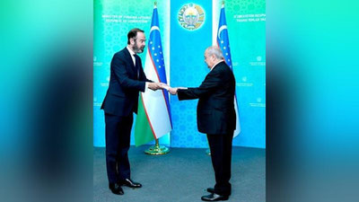 Изрображение 'Министр иностранных дел Узбекистана принял нового посла Нидерландов'