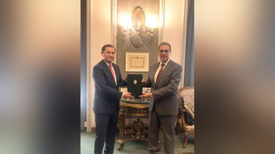 Изрображение 'Новый посол Узбекистана в Египте приступил к работе'