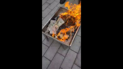 Изрображение 'В Намангане уничтожили 19,5 тыс долларов: в БПИ озвучили причину (видео)'