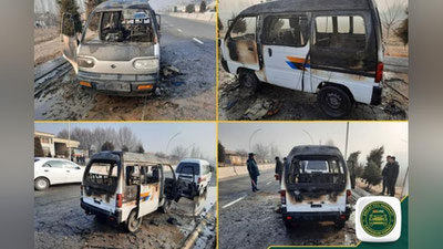 Изрображение 'На трассе в Андижанской области сгорел "Дамас" (видео)'