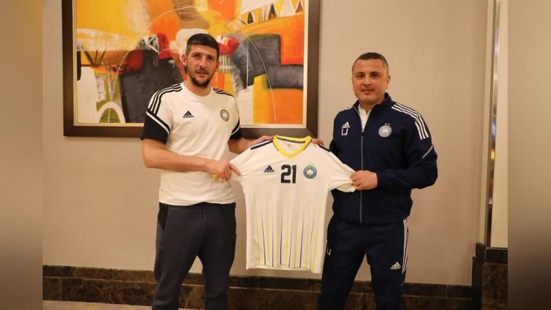 Изрображение 'Болгарский защитник Камен Хаджиев подписал контракт с "Пахтакором"'