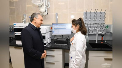 Изрображение 'Государственными медалями награждены три активные женщины АО «Узбекнефтегаз»'